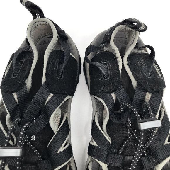 Keen Whisper Black Gray Waterproof Anti Odor Anatomic Footbed Performance Sandal - Picture 7 of 12